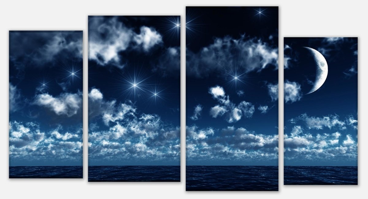 Leinwandbild Mehrteiler Nachthimmel M0045 Leinwandbild Mehrteiler Nachthimmel M0045