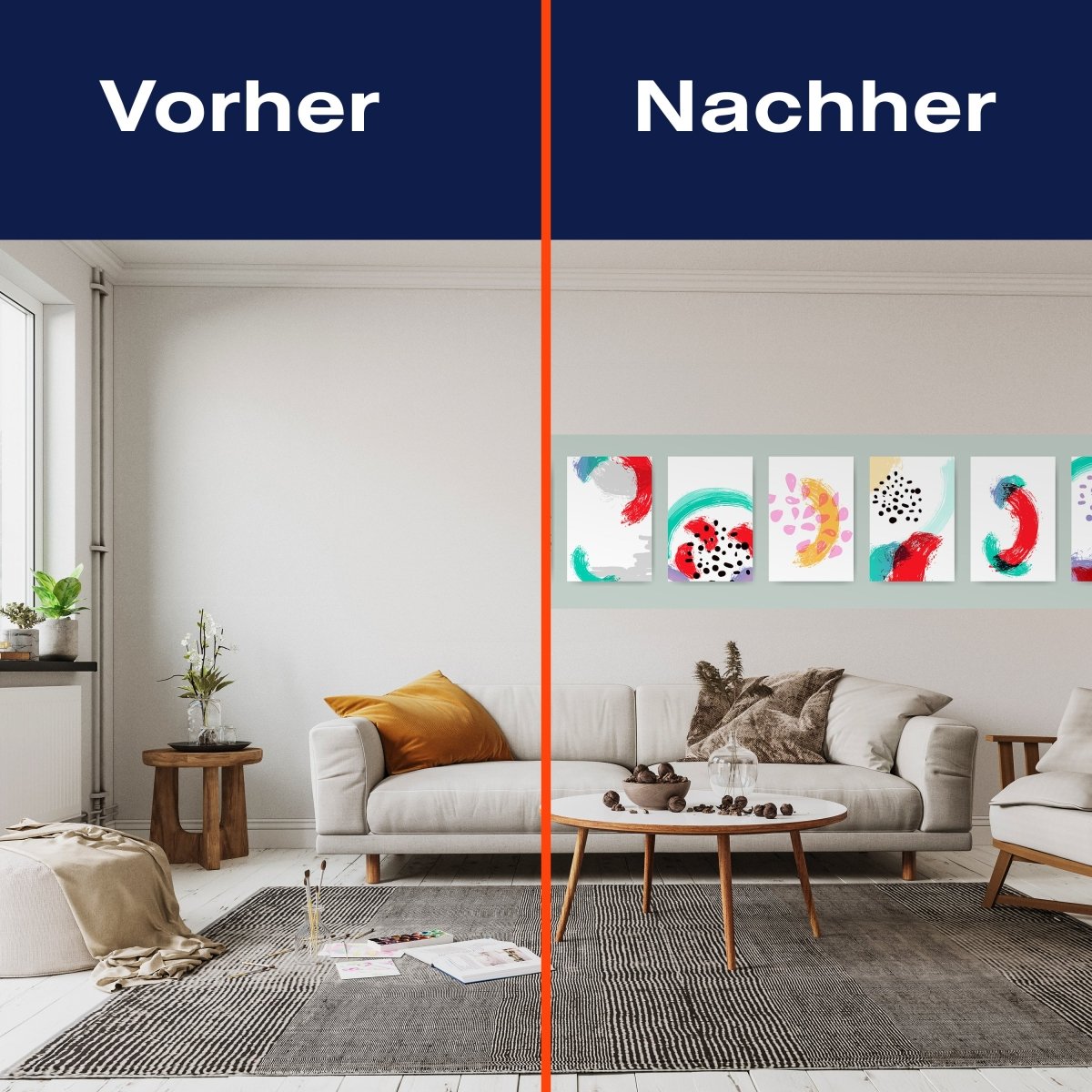 Panorama-Fototapete Abstraktes Gemälde, Collage M0045 - Bild 3 Panorama-Fototapete Abstraktes Gemälde, Collage M0045 - Bild 3