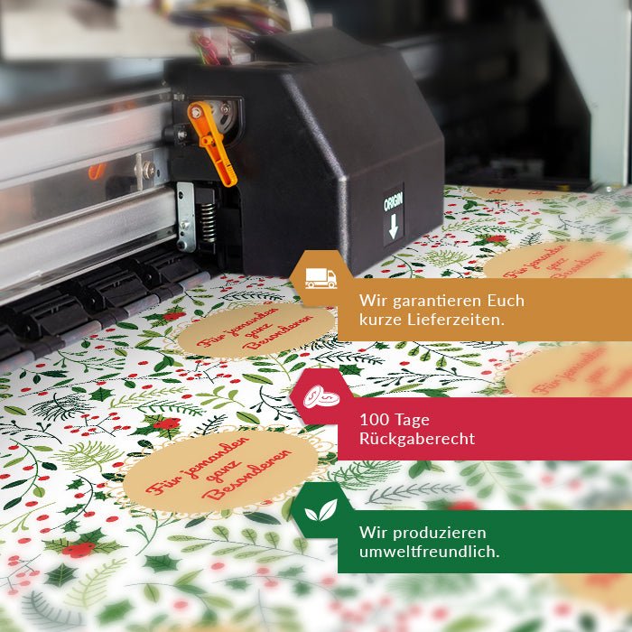 Geschenkpapier personalisiert Geschenkpapier Weihnachten Stechpalme Text M0046 - Bild 7 Geschenkpapier personalisiert Geschenkpapier Weihnachten Stechpalme Text M0046 - Bild 7