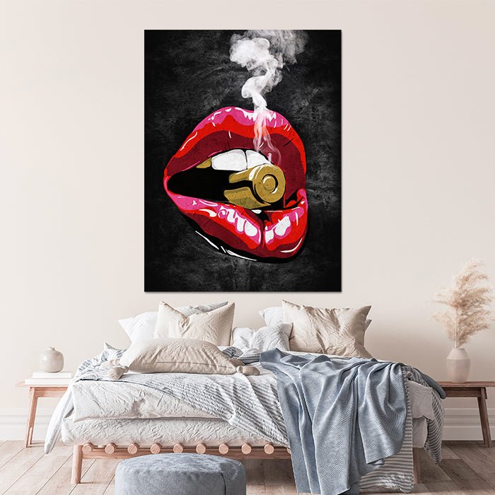 Acrylbild Acrylbild Lippen, Hochformat M0047 M0047 - Bild 2 Acrylbild Acrylbild Lippen, Hochformat M0047 M0047 - Bild 2