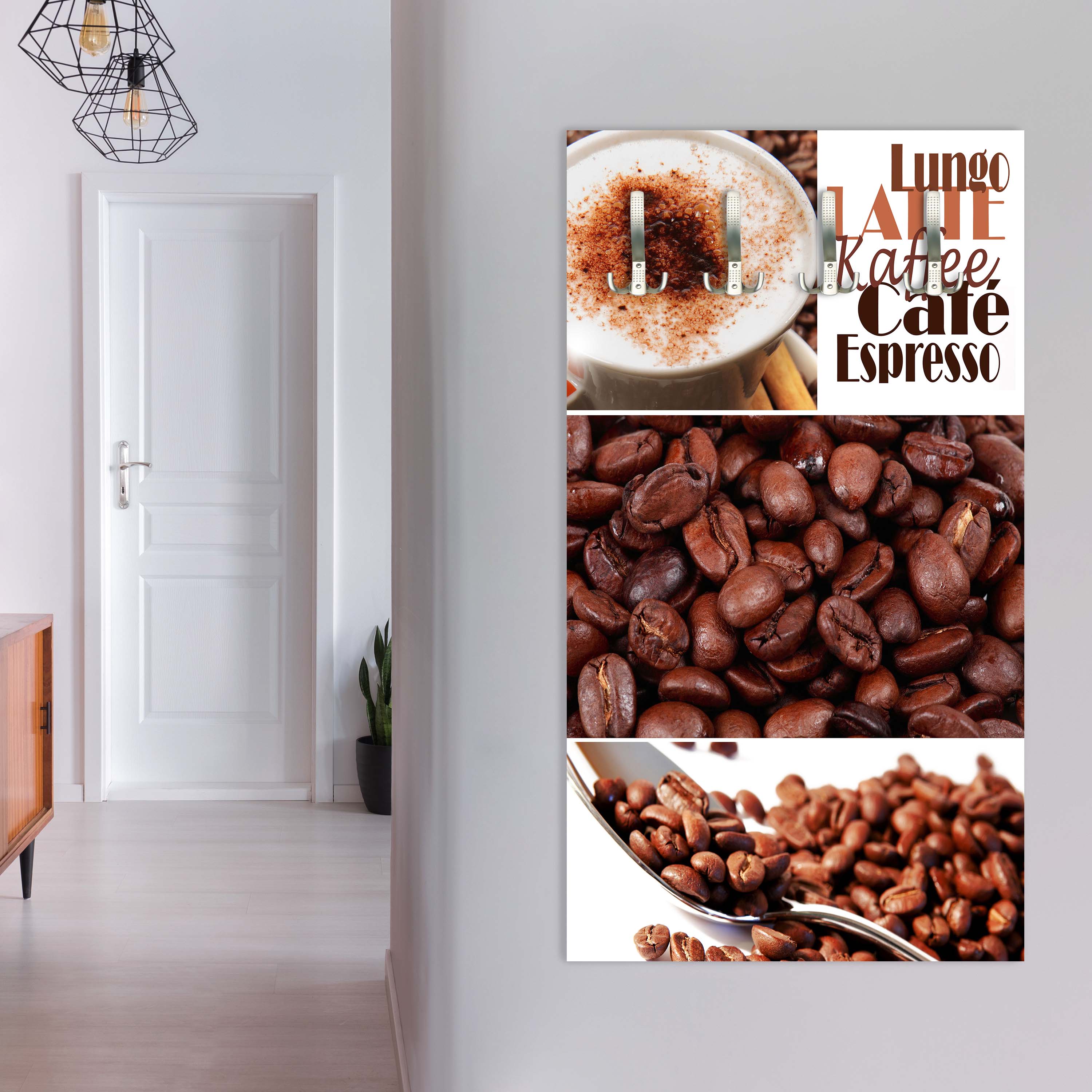 Garderobe Kaffee M0047 entdecken - Bild 2 Garderobe Kaffee M0047 entdecken - Bild 2