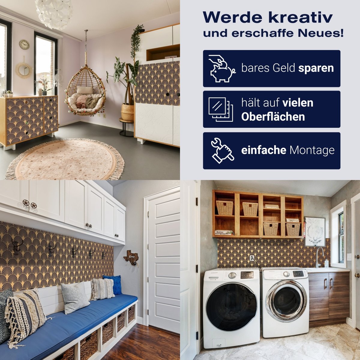 Panorama-Fototapete Artdeko Muster M0047 - Bild 7 Panorama-Fototapete Artdeko Muster M0047 - Bild 7