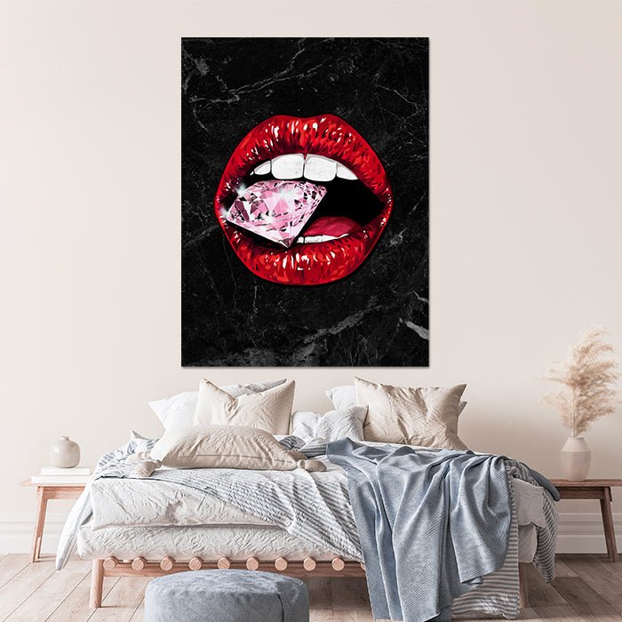 Acrylbild Acrylbild Lippen, Hochformat M0048 M0048 - Bild 2 Acrylbild Acrylbild Lippen, Hochformat M0048 M0048 - Bild 2