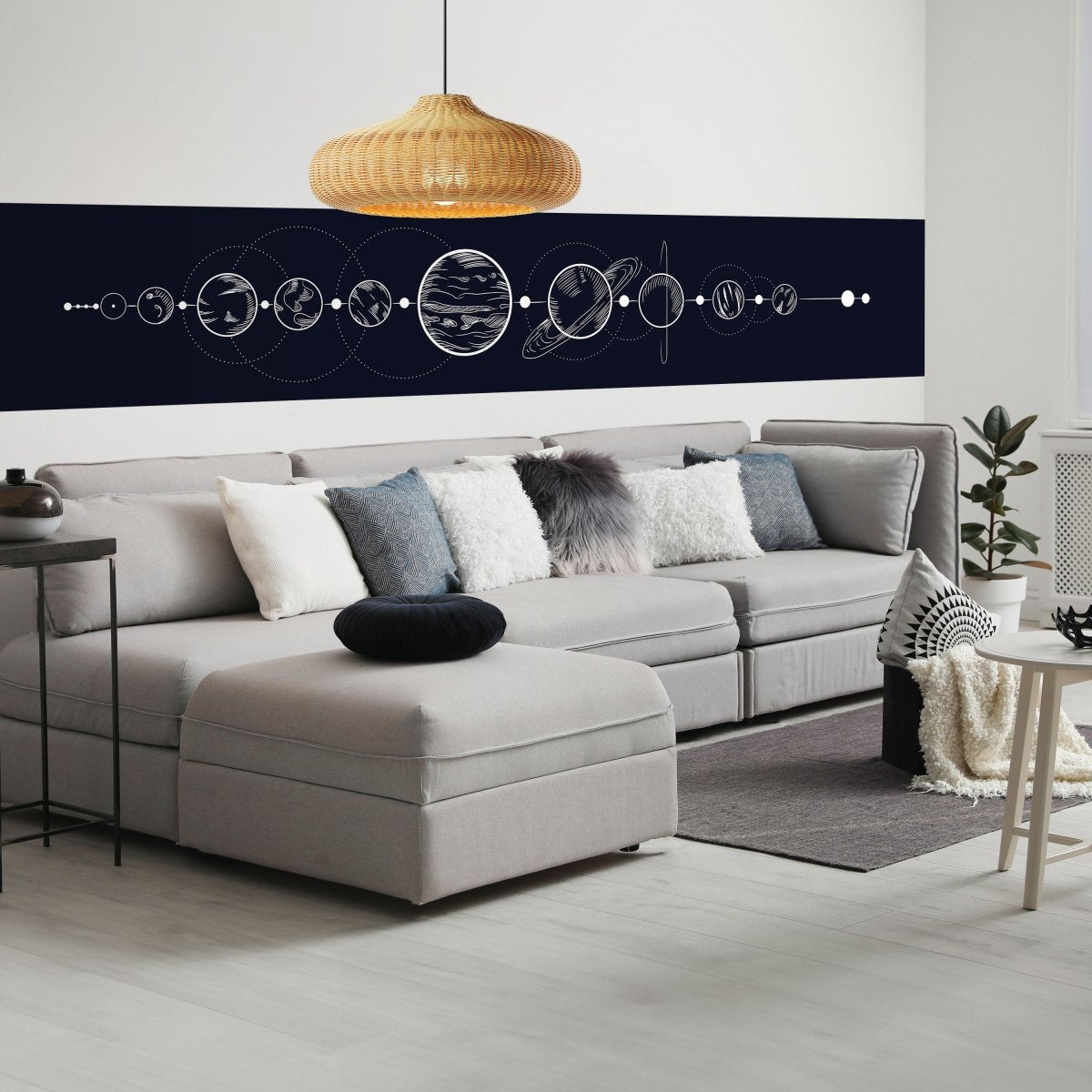 Panorama-Fototapete Sonnensystem, Planeten M0049 - Bild 1 Panorama-Fototapete Sonnensystem, Planeten M0049 - Bild 1