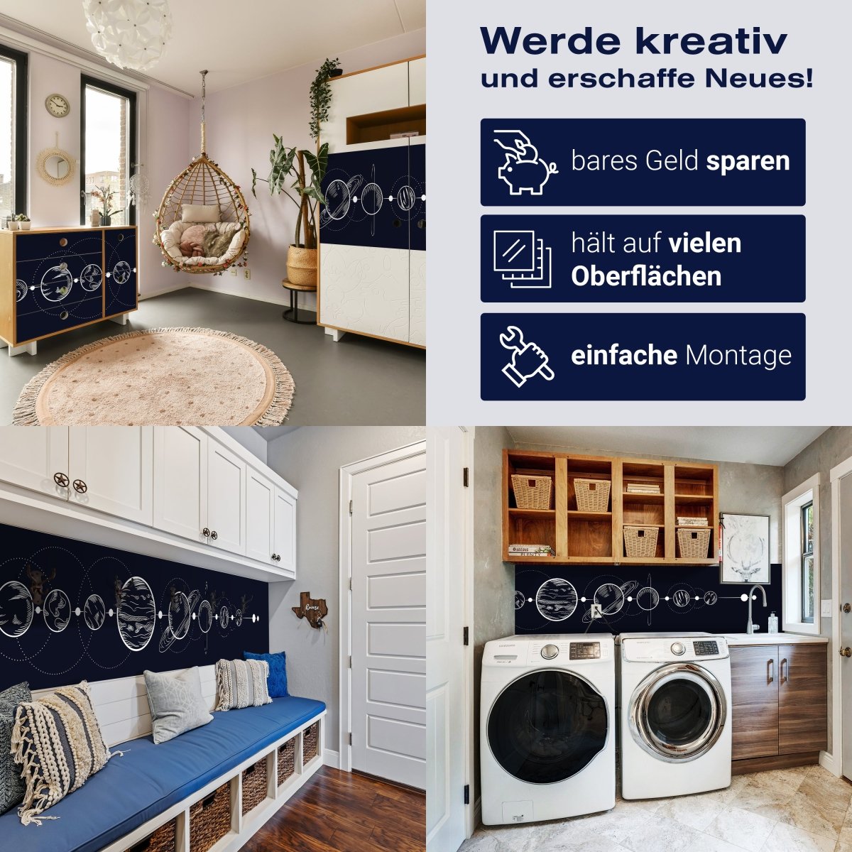 Panorama-Fototapete Sonnensystem, Planeten M0049 - Bild 7 Panorama-Fototapete Sonnensystem, Planeten M0049 - Bild 7