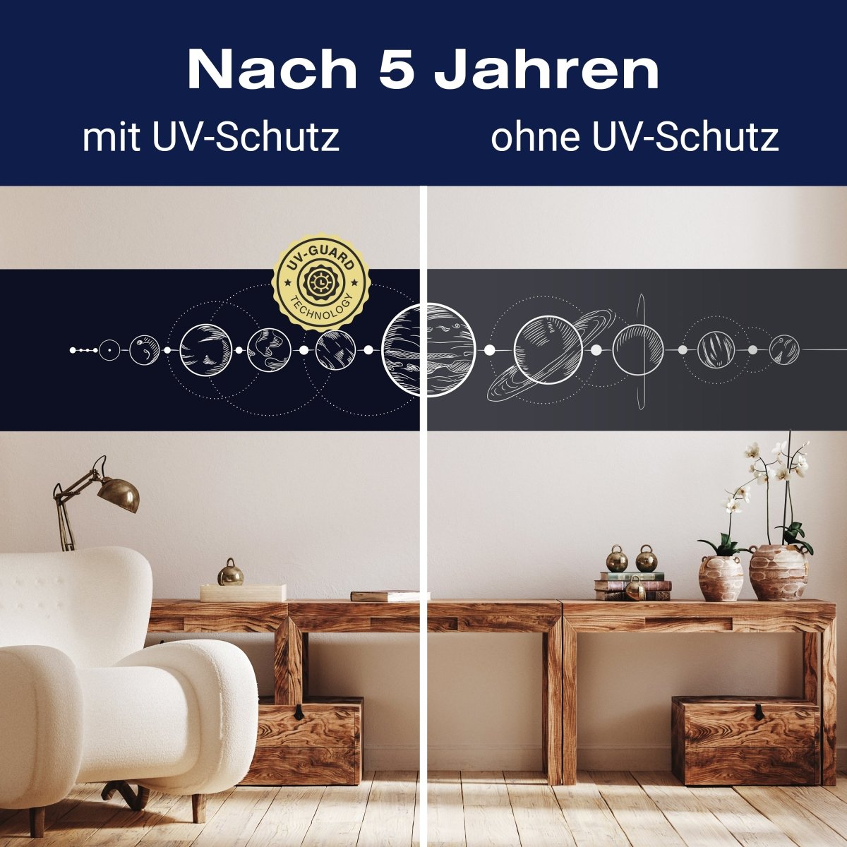 Panorama-Fototapete Sonnensystem, Planeten M0049 - Bild 9 Panorama-Fototapete Sonnensystem, Planeten M0049 - Bild 9