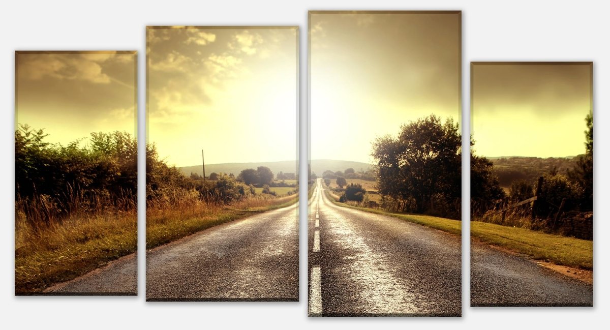 Leinwandbild Mehrteiler Strasse M0053 Leinwandbild Mehrteiler Strasse M0053