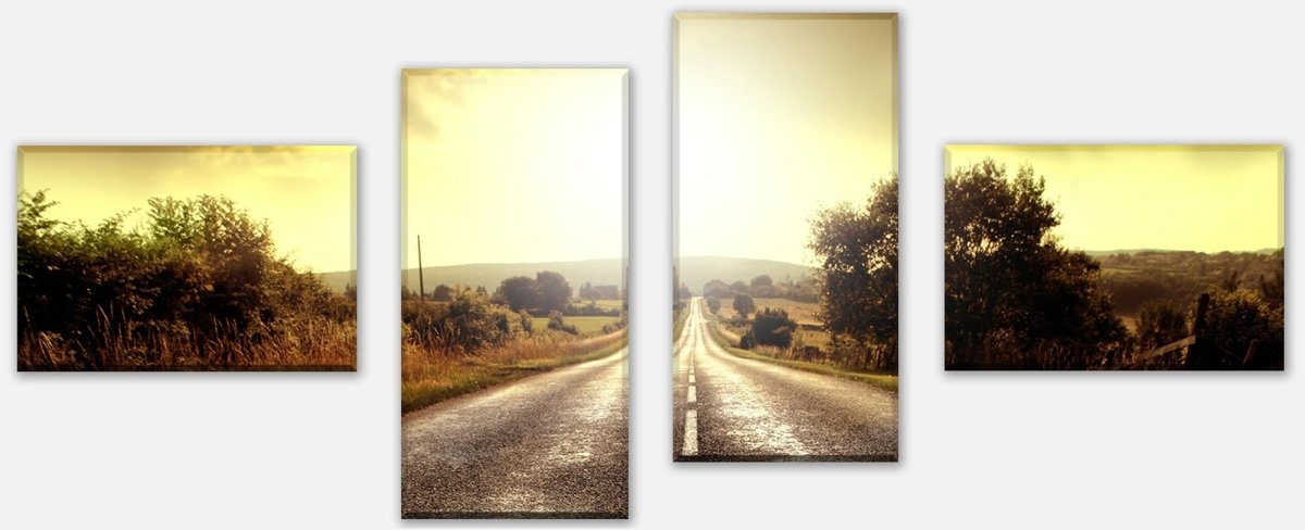 Leinwandbild Mehrteiler Strasse M0053 Leinwandbild Mehrteiler Strasse M0053