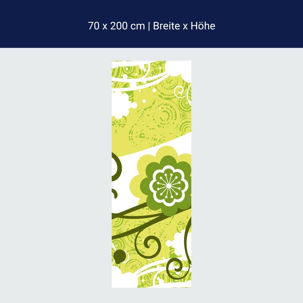 Duschwand Adriana Retro Blüten M0056 Duschwand Adriana Retro Blüten M0056