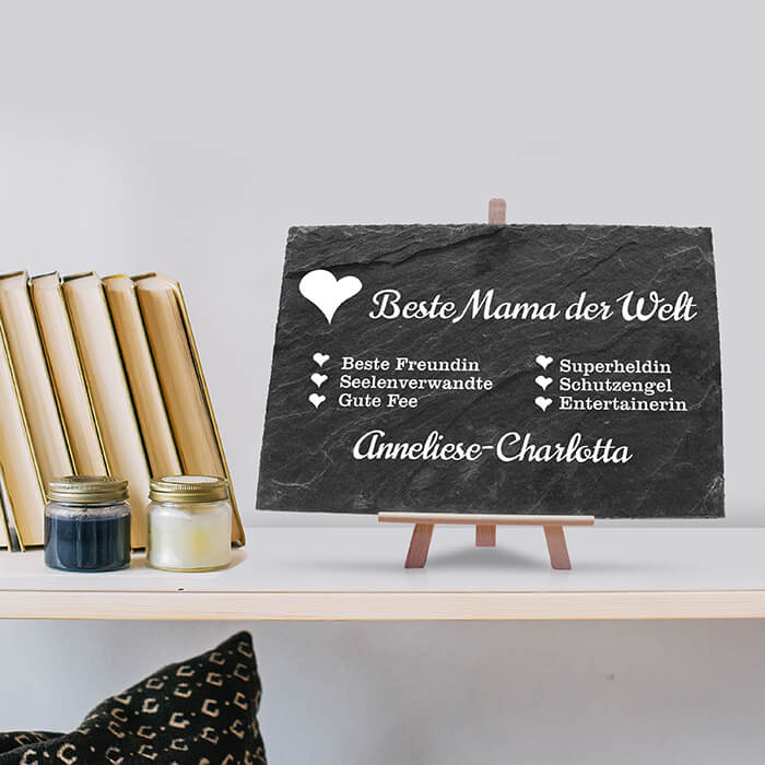 Schiefertafel mit Staffelei Beste Mama M0057 - Bild 6 Schiefertafel mit Staffelei Beste Mama M0057 - Bild 6