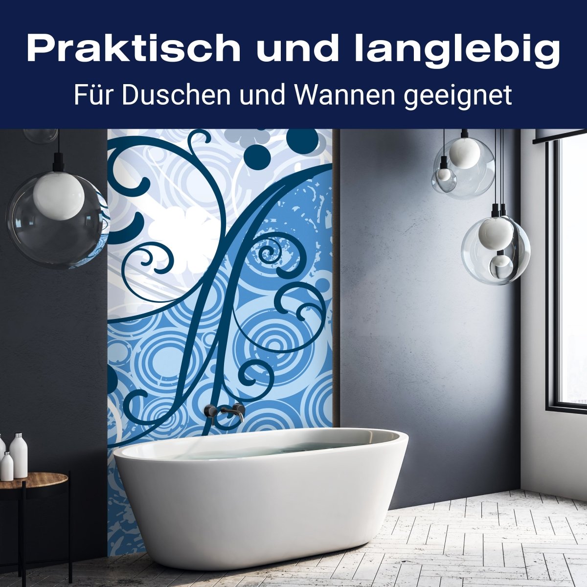 Duschwand Laura Floral Blüten M0059 entdecken - Bild 3 Duschwand Laura Floral Blüten M0059 entdecken - Bild 3