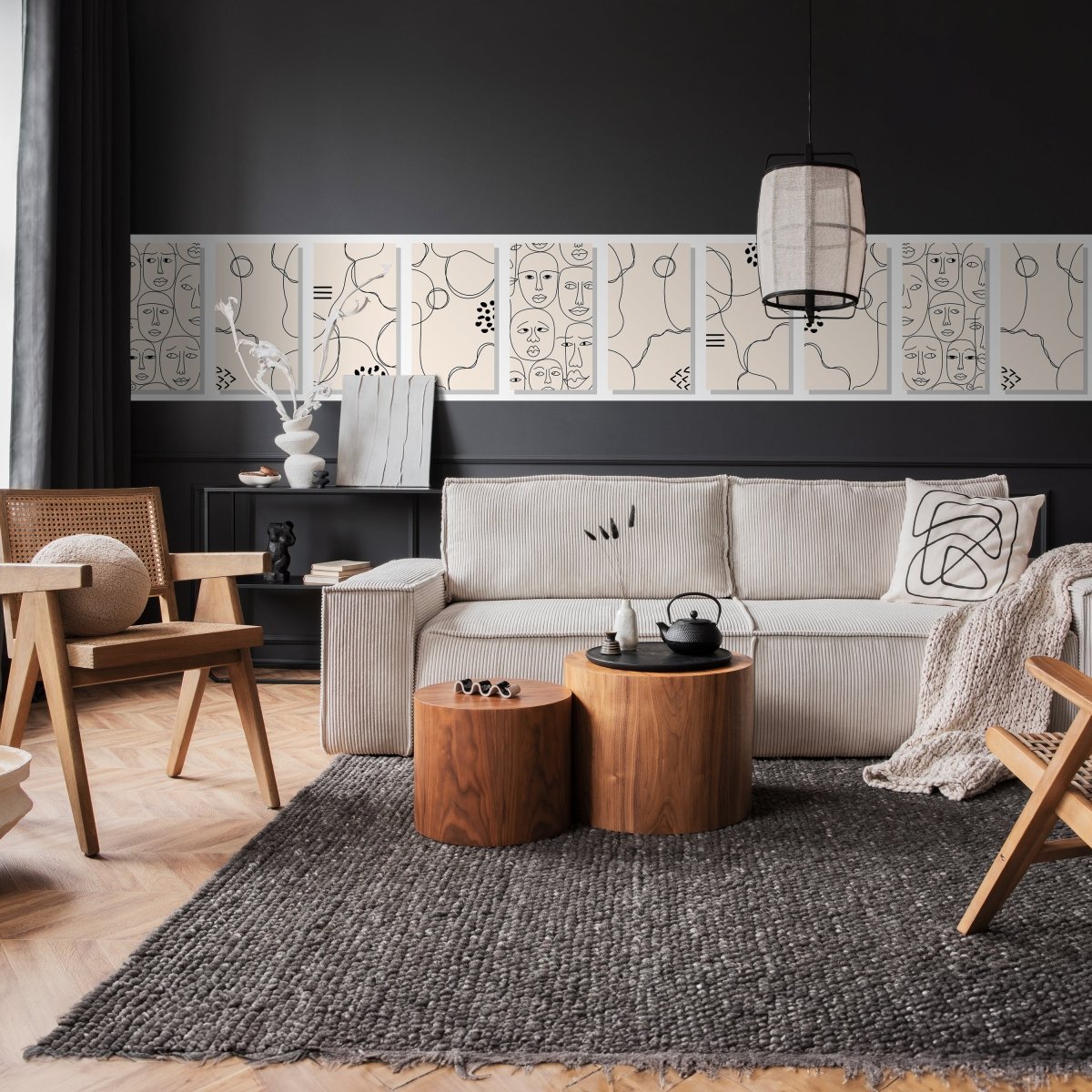 Panorama-Fototapete Abstrakte Kunst M0059 - Bild 2 Panorama-Fototapete Abstrakte Kunst M0059 - Bild 2