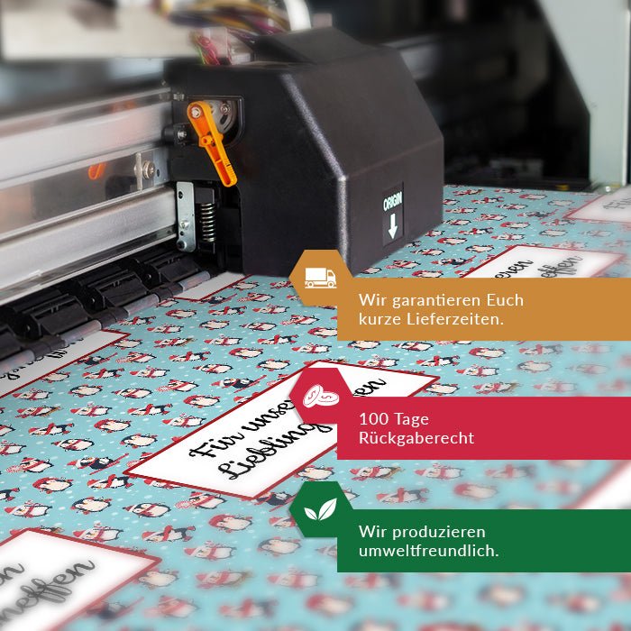 Geschenkpapier personalisiert Geschenkpapier Weihnachten Pinguin Text M0060 - Bild 7 Geschenkpapier personalisiert Geschenkpapier Weihnachten Pinguin Text M0060 - Bild 7