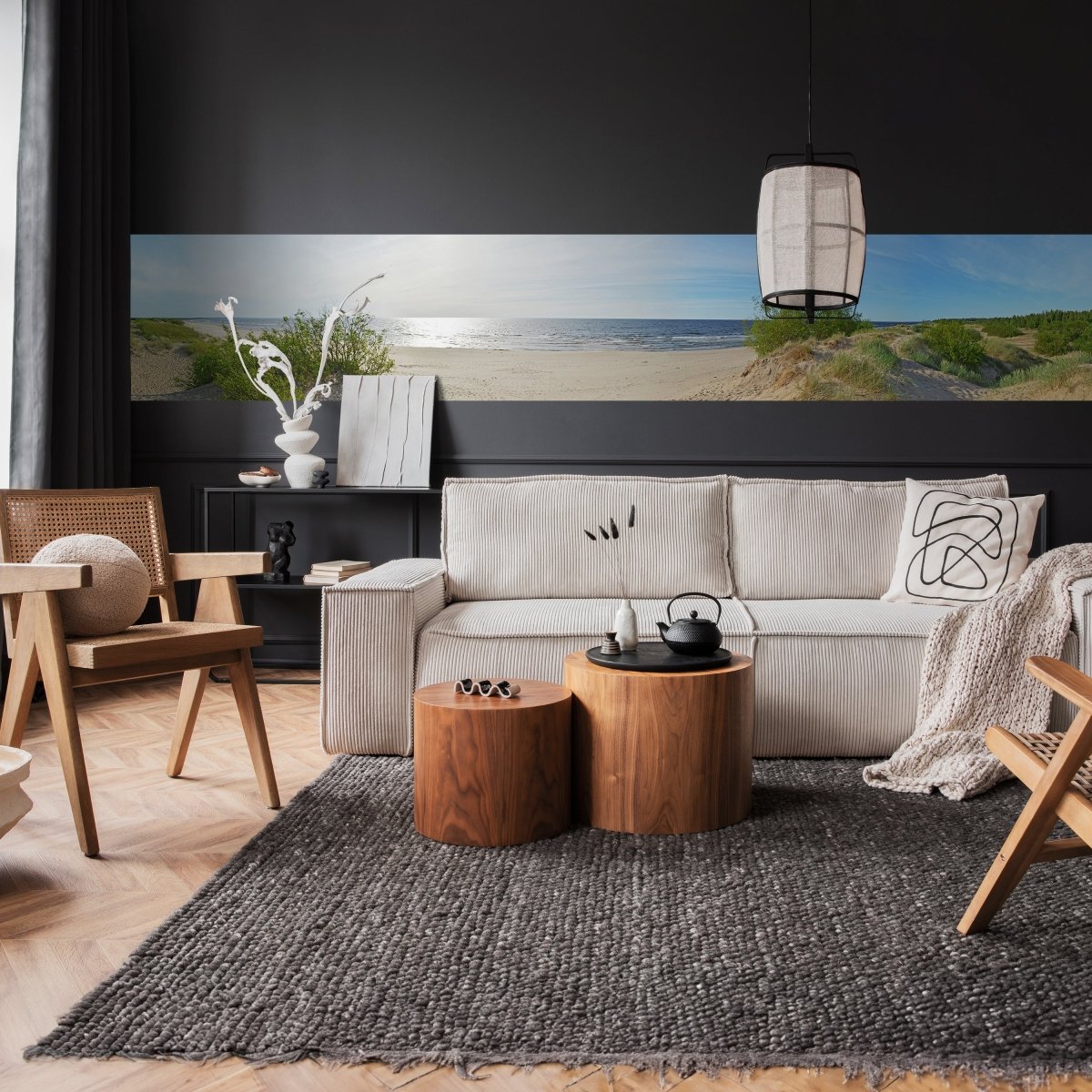 Panorama-Fototapete Strand, Meer, Dünen M0060 - Bild 2 Panorama-Fototapete Strand, Meer, Dünen M0060 - Bild 2