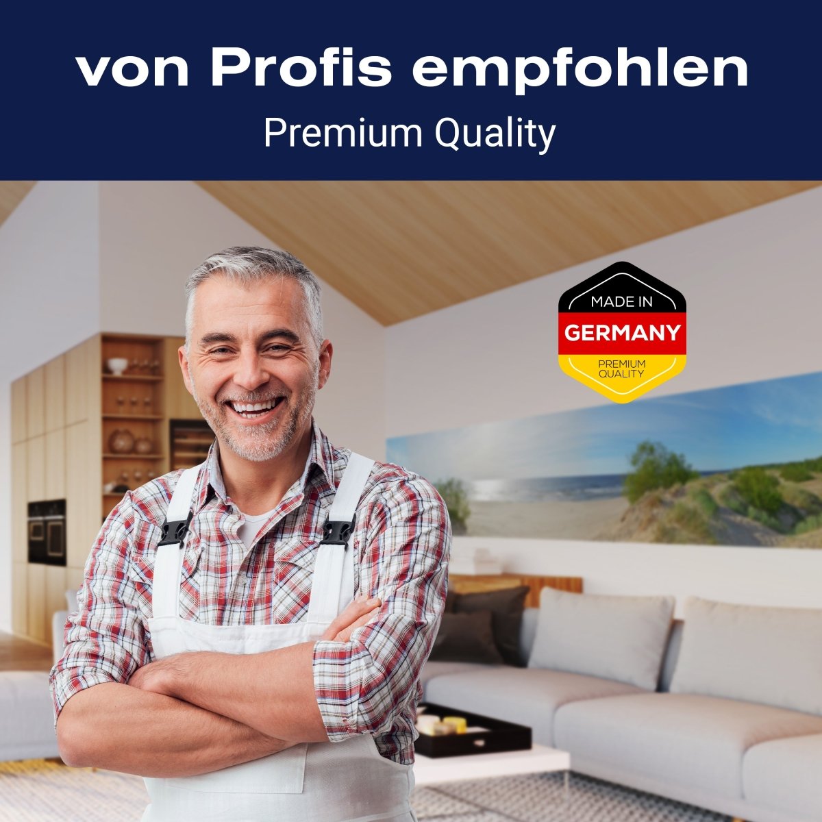 Panorama-Fototapete Strand, Meer, Dünen M0060 - Bild 5 Panorama-Fototapete Strand, Meer, Dünen M0060 - Bild 5