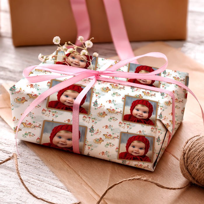 Geschenkpapier personalisiert Geschenkpapier Weihnachten Elfen Foto M0061 - Bild 3 Geschenkpapier personalisiert Geschenkpapier Weihnachten Elfen Foto M0061 - Bild 3