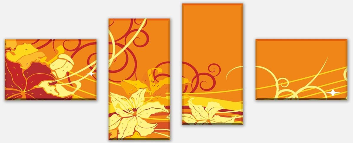 Leinwandbild Mehrteiler Maeva Floral Blüten M0061 Leinwandbild Mehrteiler Maeva Floral Blüten M0061