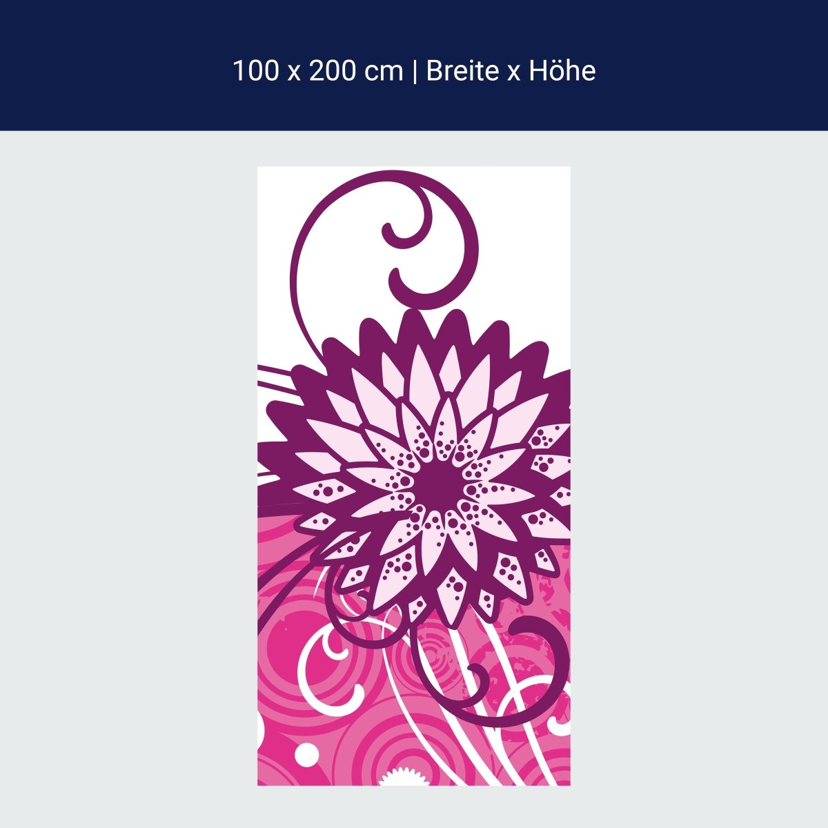 Duschwand Cindy Floral Blüten M0062 Duschwand Cindy Floral Blüten M0062