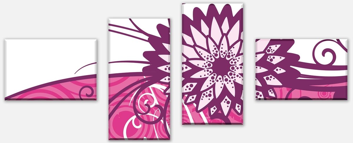 Leinwandbild Mehrteiler Cindy Floral Blüten M0062 Leinwandbild Mehrteiler Cindy Floral Blüten M0062