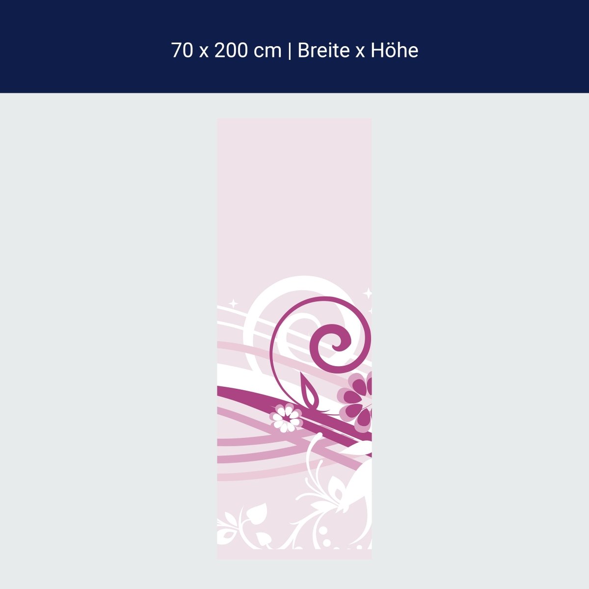 Duschwand Annabelle Floral Blüten M0063 Duschwand Annabelle Floral Blüten M0063