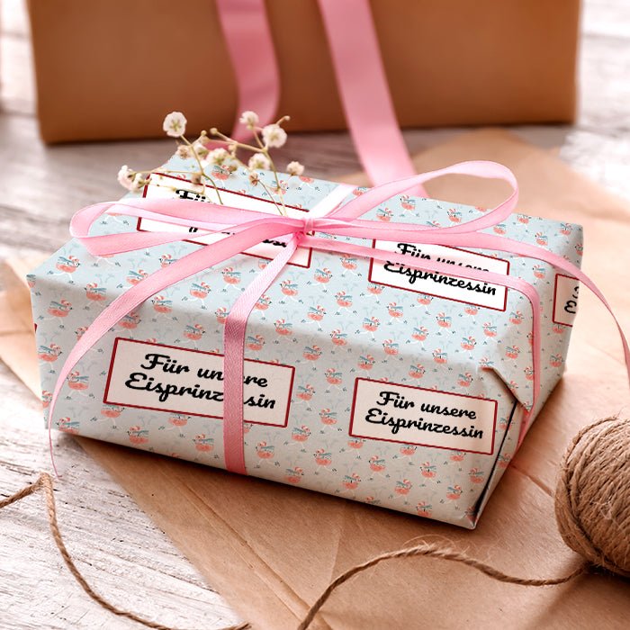 Geschenkpapier personalisiert Geschenkpapier Weihnachten Flamingo Text M0063 - Bild 3 Geschenkpapier personalisiert Geschenkpapier Weihnachten Flamingo Text M0063 - Bild 3