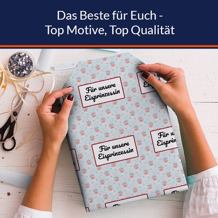 Geschenkpapier personalisiert Geschenkpapier Weihnachten Flamingo Text M0063 - Bild 5 Geschenkpapier personalisiert Geschenkpapier Weihnachten Flamingo Text M0063 - Bild 5