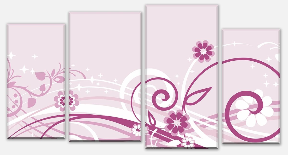 Leinwandbild Mehrteiler Annabelle Floral Blüten M0063 Leinwandbild Mehrteiler Annabelle Floral Blüten M0063