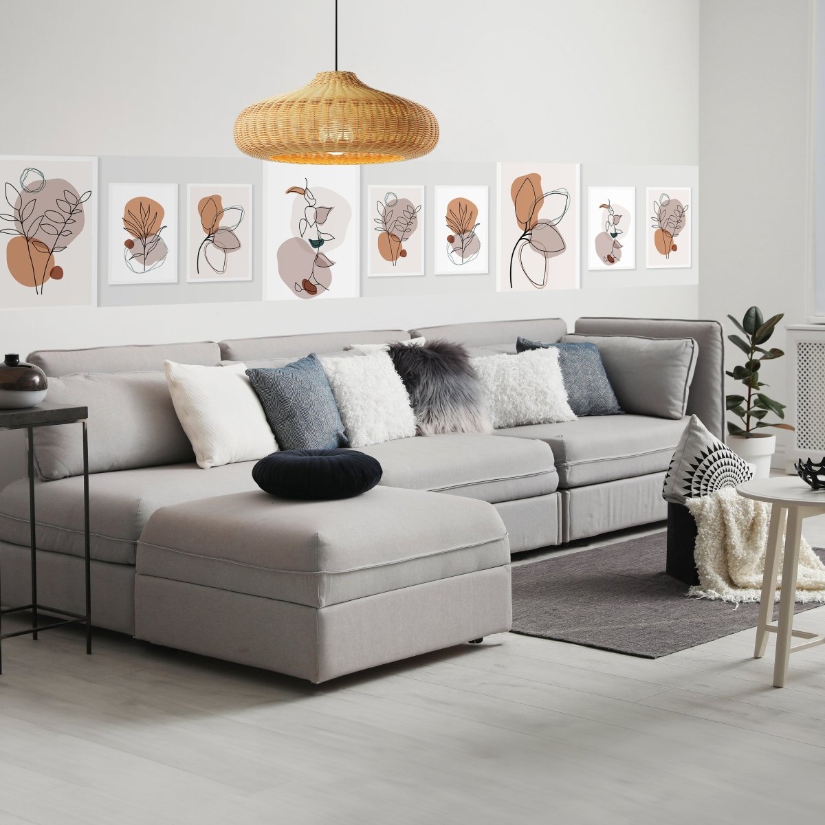 Panorama-Fototapete Minimalismus, Pflanzen M0063 - Bild 1 Panorama-Fototapete Minimalismus, Pflanzen M0063 - Bild 1