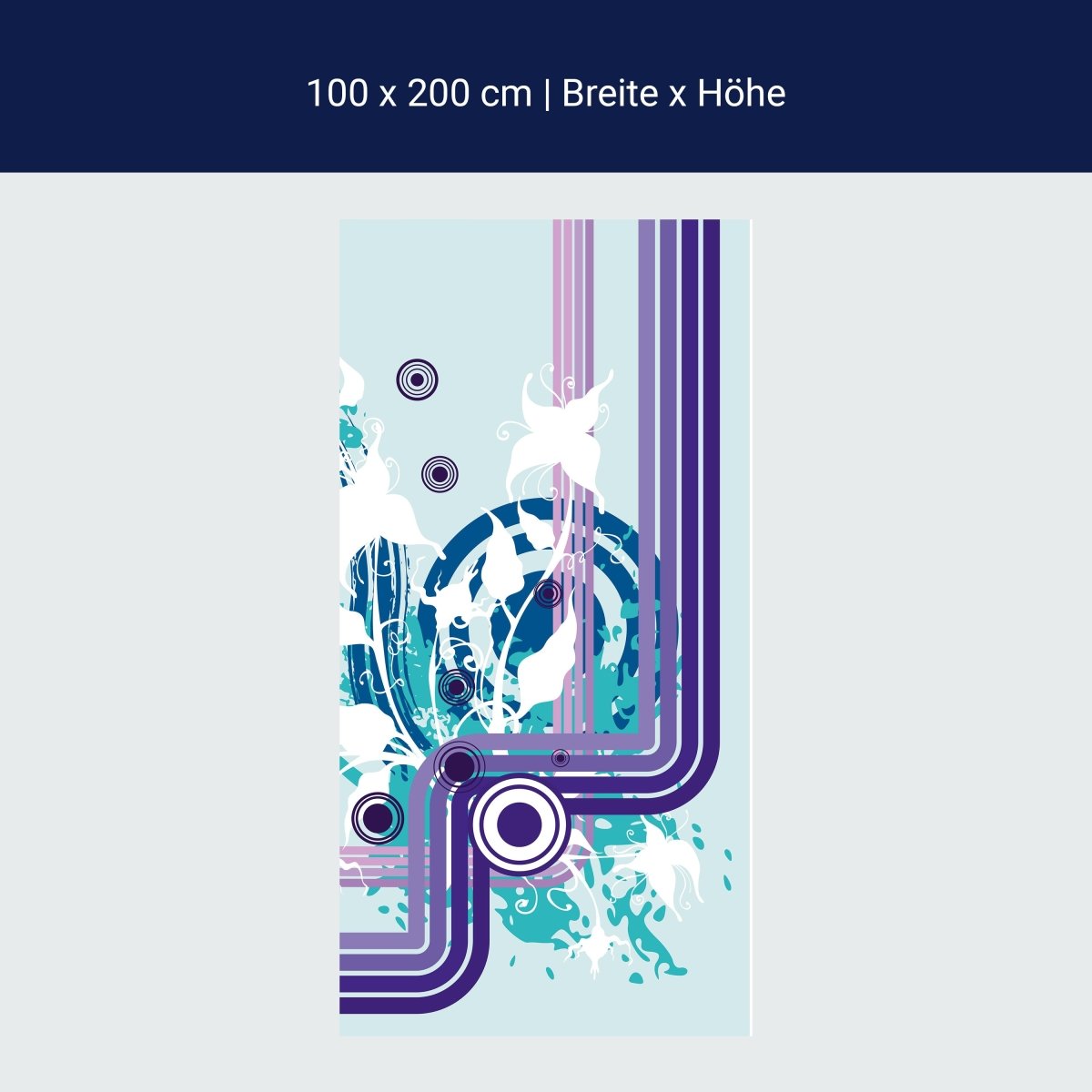 Duschwand Marie Floral Blüten M0064 Duschwand Marie Floral Blüten M0064