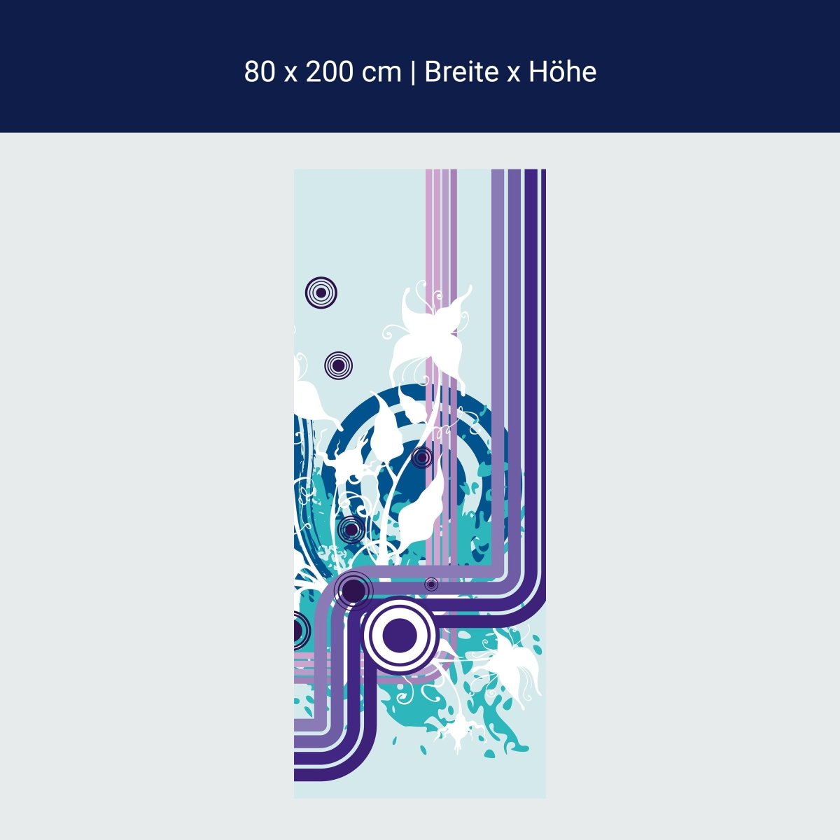 Duschwand Marie Floral Blüten M0064 Duschwand Marie Floral Blüten M0064