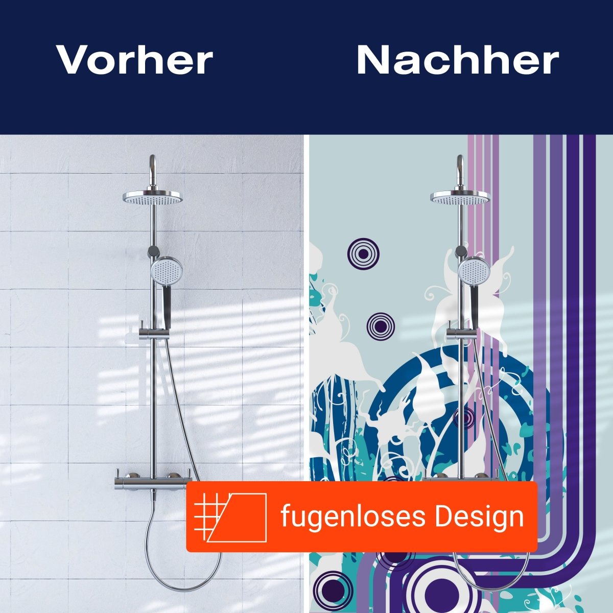 Duschwand Marie Floral Blüten M0064 entdecken - Bild 9 Duschwand Marie Floral Blüten M0064 entdecken - Bild 9