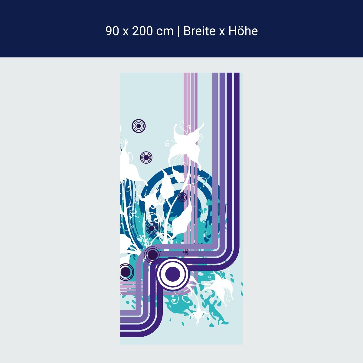 Duschwand Marie Floral Blüten M0064 Duschwand Marie Floral Blüten M0064