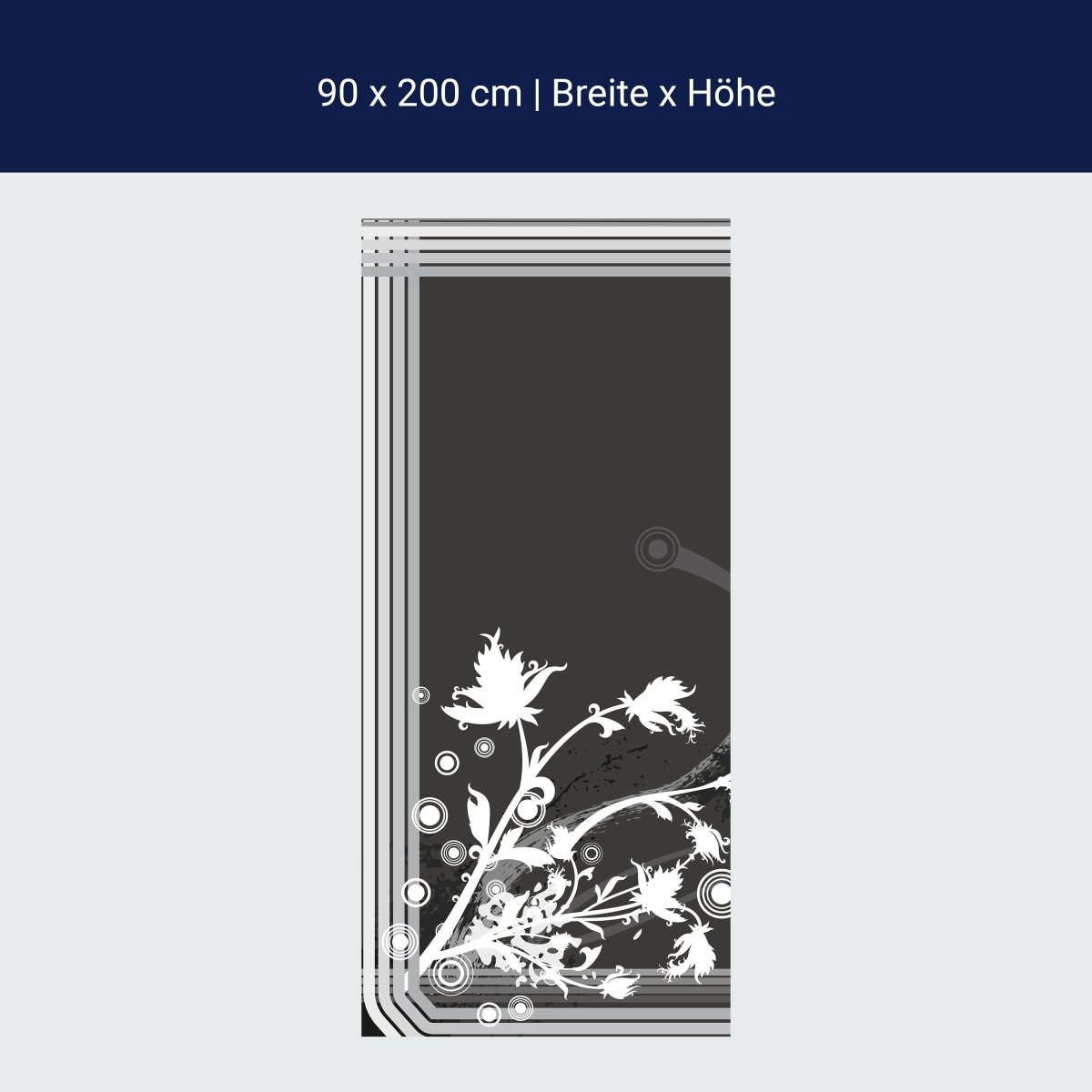 Duschwand Leon Floral Blüten M0065 Duschwand Leon Floral Blüten M0065