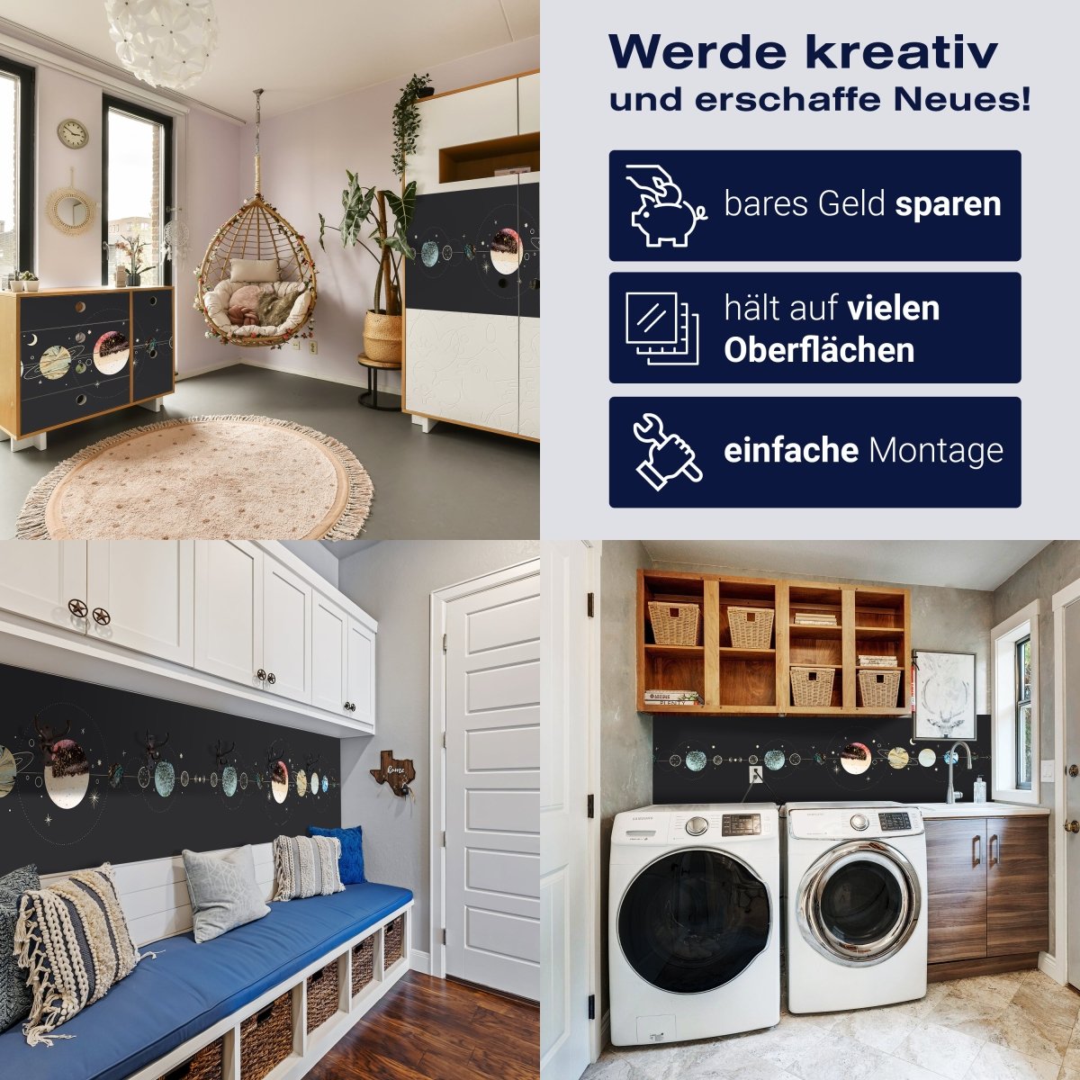 Panorama-Fototapete Sonnensystem, Planeten M0065 - Bild 7 Panorama-Fototapete Sonnensystem, Planeten M0065 - Bild 7