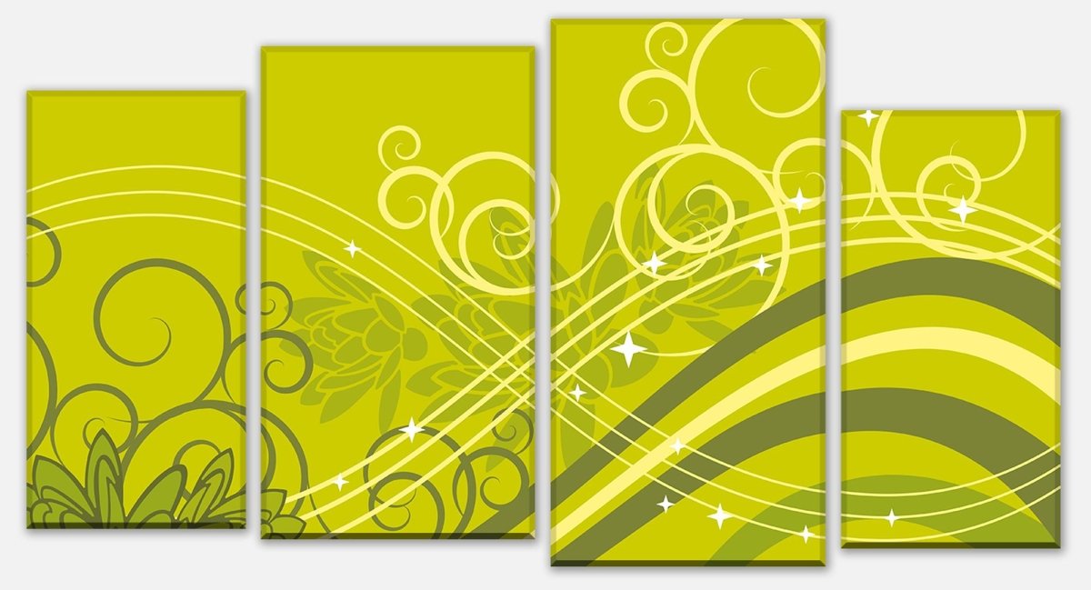 Leinwandbild Mehrteiler Jana Floral Blüten M0066 Leinwandbild Mehrteiler Jana Floral Blüten M0066