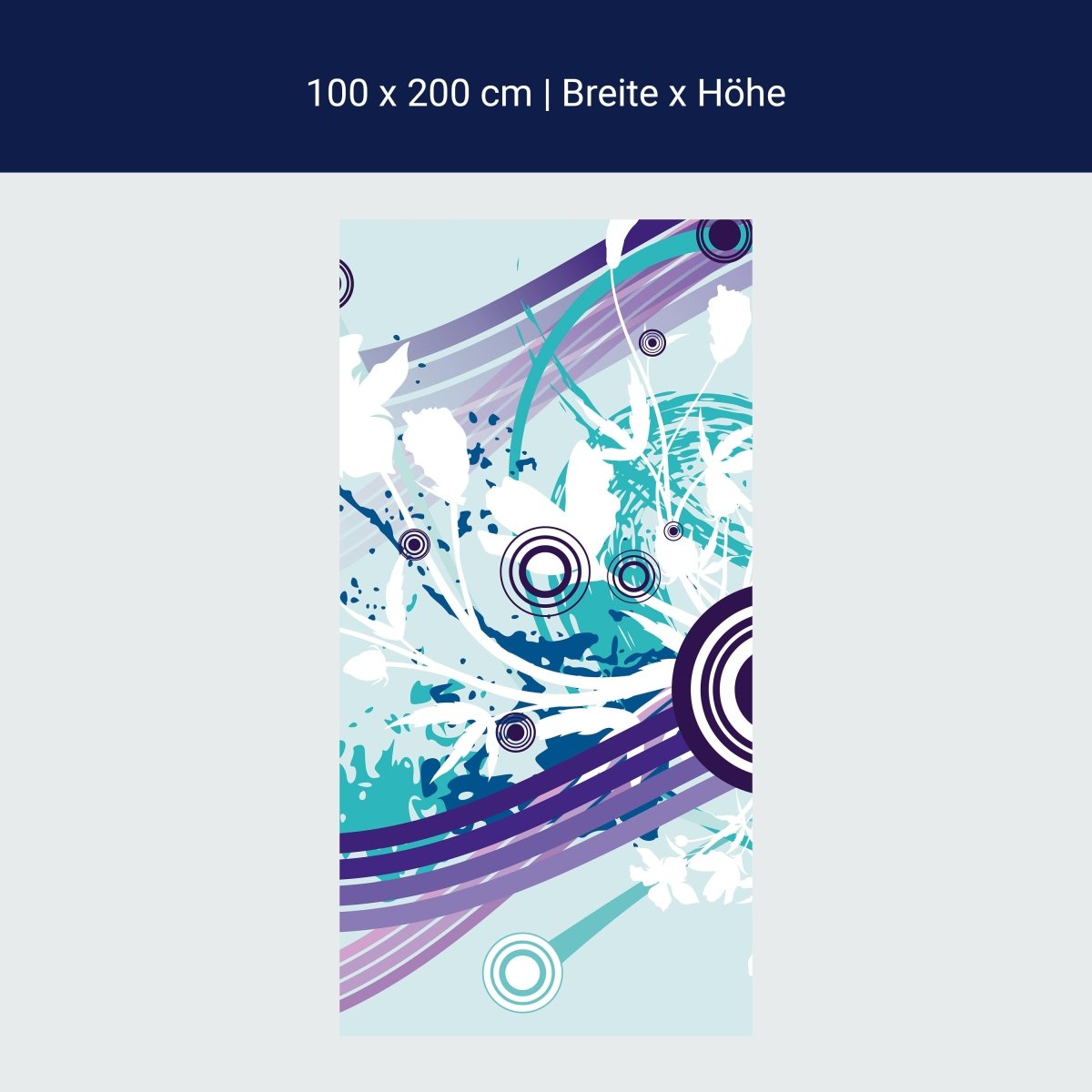 Duschwand Mandy Floral Blüten M0067 Duschwand Mandy Floral Blüten M0067