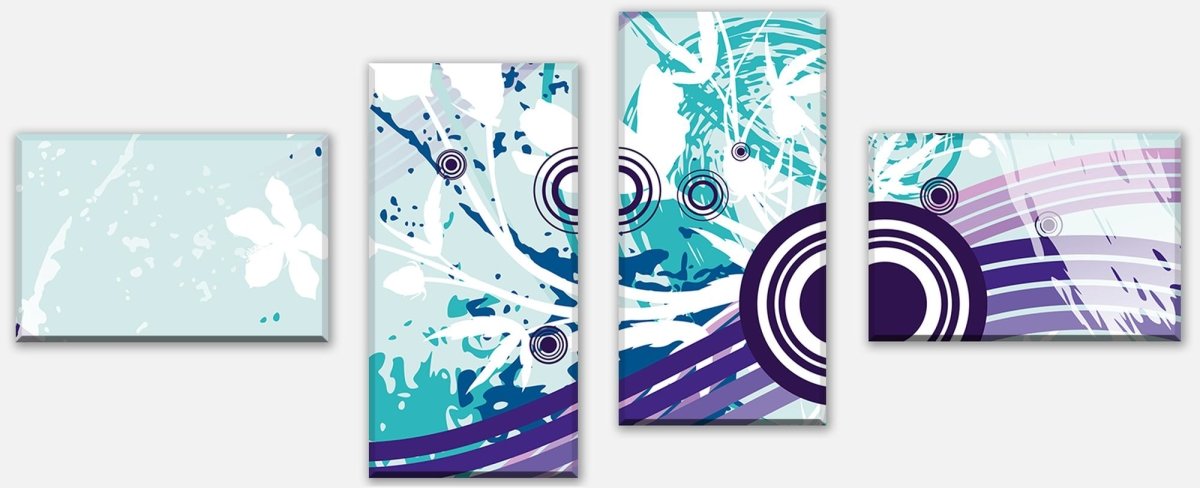 Leinwandbild Mehrteiler Mandy Floral Blüten M0067 Leinwandbild Mehrteiler Mandy Floral Blüten M0067