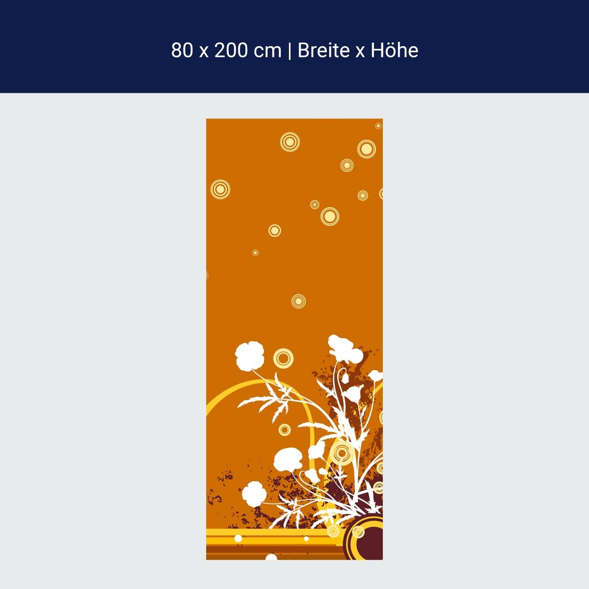 Duschwand Sandra Floral Blüten M0068 Duschwand Sandra Floral Blüten M0068