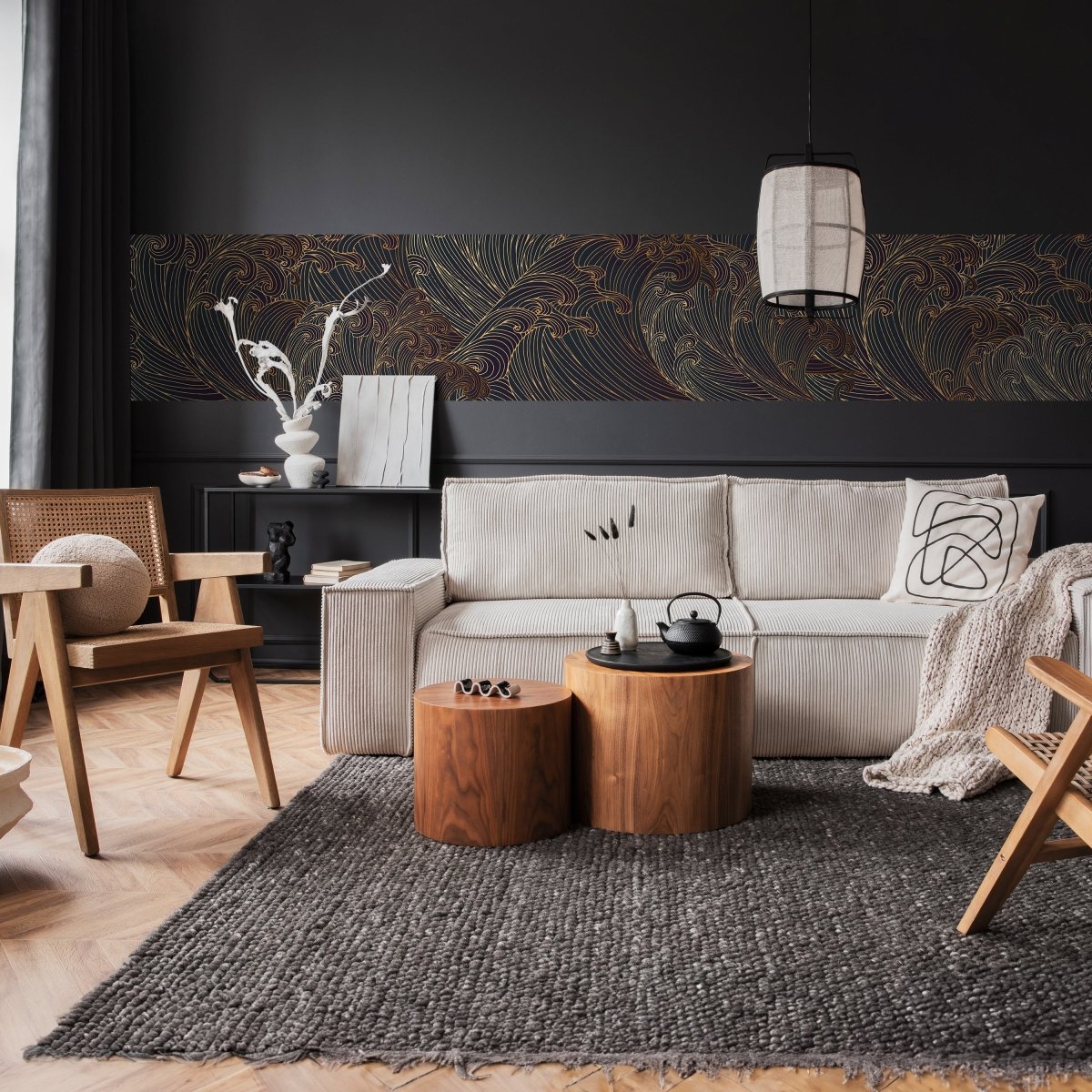 Panorama-Fototapete Grafische Wellen M0068 - Bild 2 Panorama-Fototapete Grafische Wellen M0068 - Bild 2