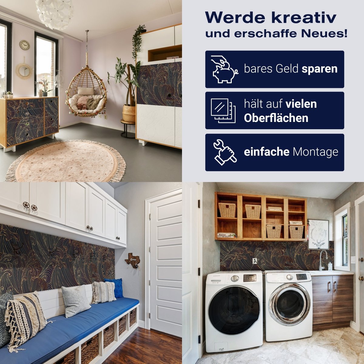 Panorama-Fototapete Grafische Wellen M0068 - Bild 7 Panorama-Fototapete Grafische Wellen M0068 - Bild 7