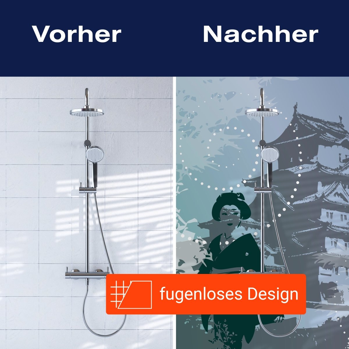 Duschwand Old Floral Asia M0069 entdecken - Bild 9 Duschwand Old Floral Asia M0069 entdecken - Bild 9