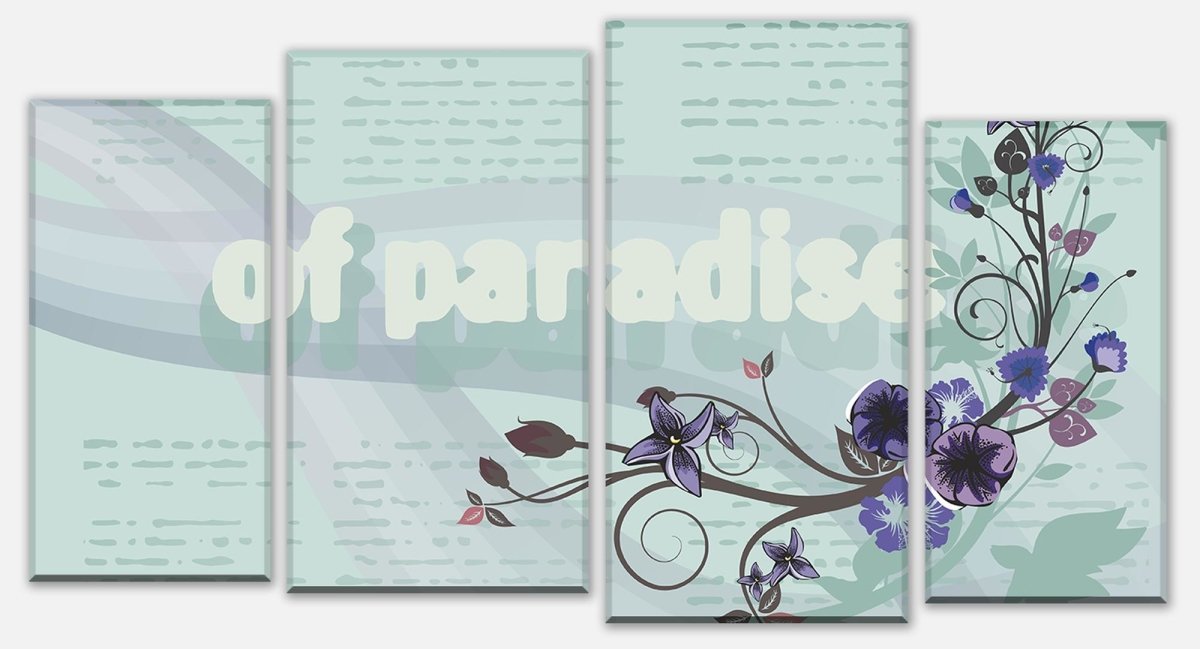 Leinwandbild Mehrteiler Paradise Kiss Exotic M0070 Leinwandbild Mehrteiler Paradise Kiss Exotic M0070