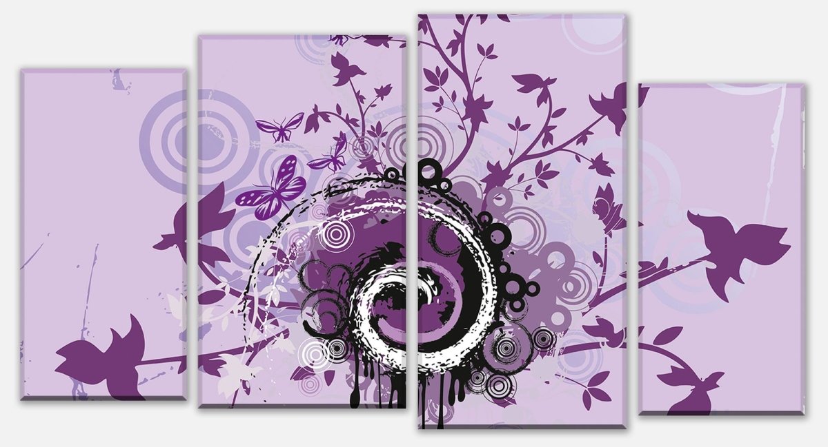 Leinwandbild Mehrteiler Violet Dream M0071 Leinwandbild Mehrteiler Violet Dream M0071