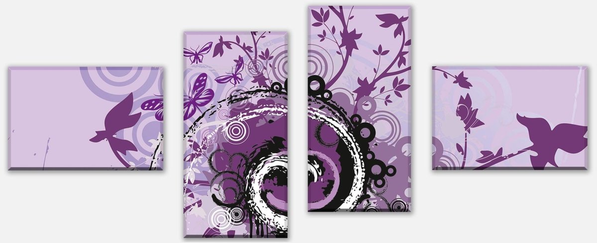 Leinwandbild Mehrteiler Violet Dream M0071 Leinwandbild Mehrteiler Violet Dream M0071