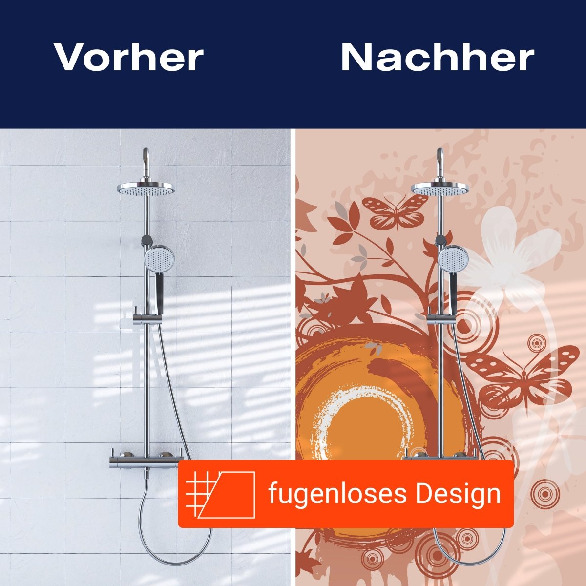 Duschwand Nude Circle Floral M0072 entdecken - Bild 9 Duschwand Nude Circle Floral M0072 entdecken - Bild 9