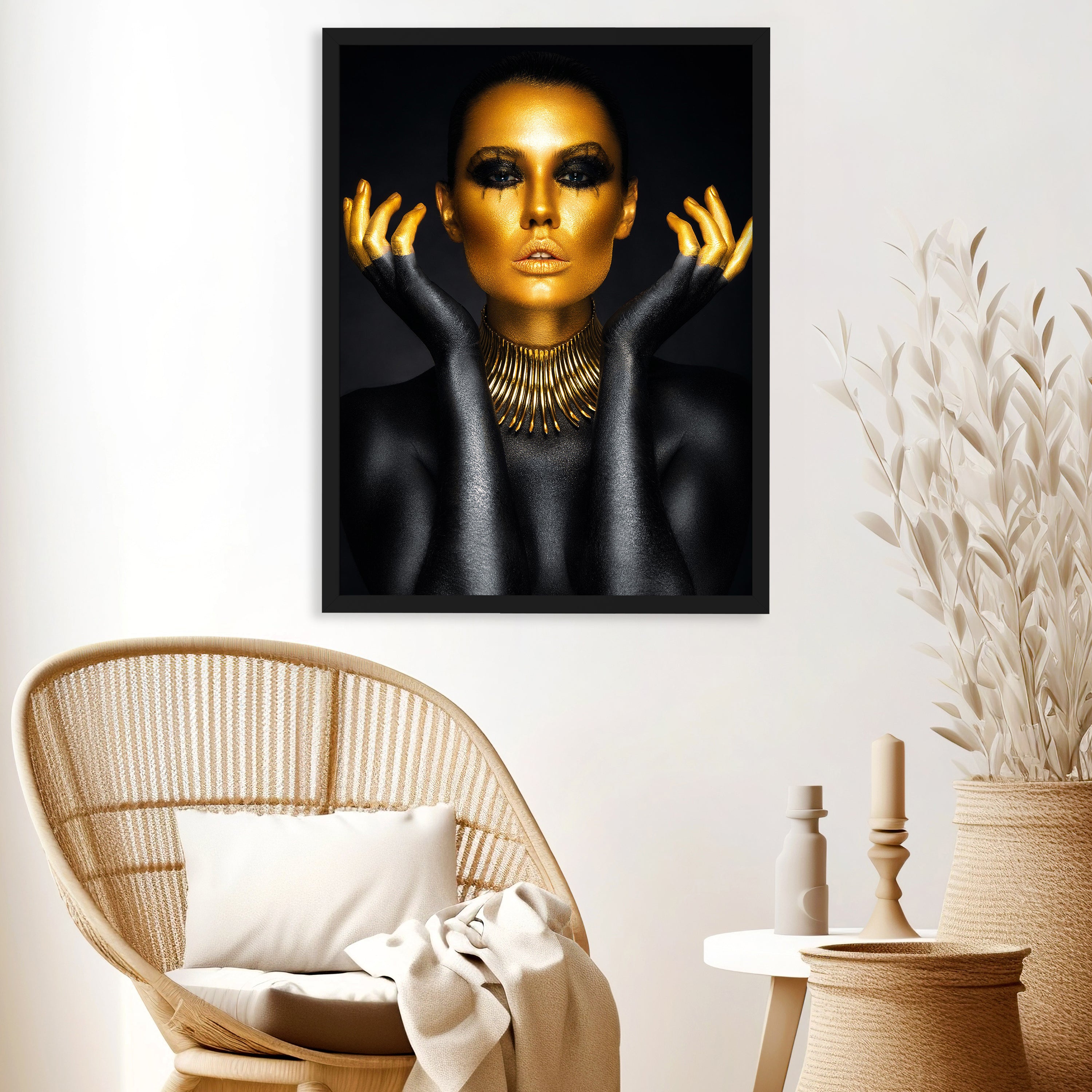 wandmotiv24 Poster, Poster - Gold - M0072 - Bild 3 wandmotiv24 Poster, Poster - Gold - M0072 - Bild 3