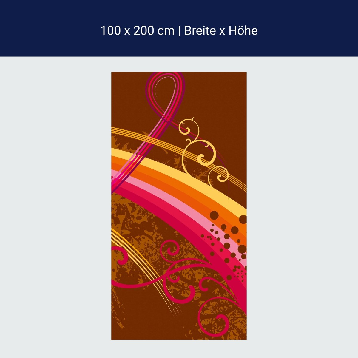 Duschwand Life Colours Floral M0073 Duschwand Life Colours Floral M0073