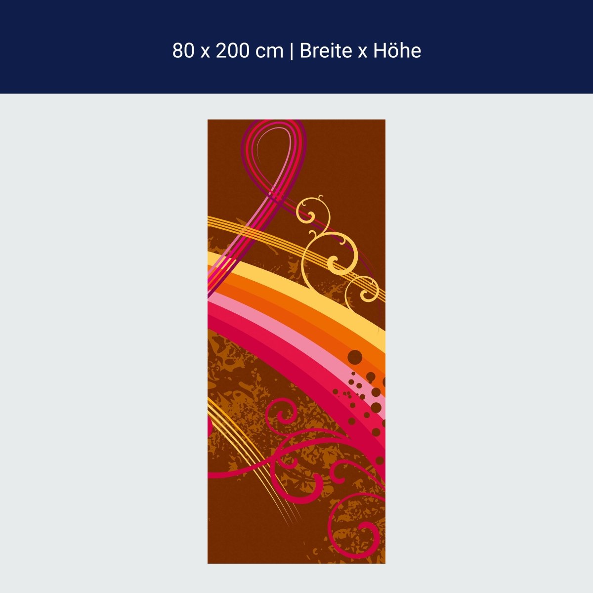 Duschwand Life Colours Floral M0073 Duschwand Life Colours Floral M0073