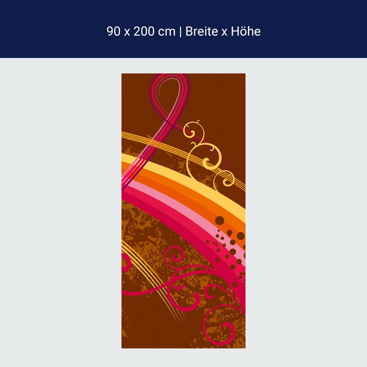 Duschwand Life Colours Floral M0073 Duschwand Life Colours Floral M0073