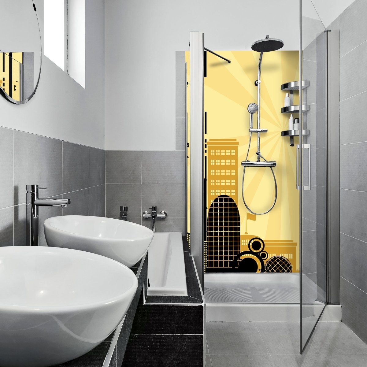 Duschwand Urban Life Grunge M0074 entdecken - Bild 1 Duschwand Urban Life Grunge M0074 entdecken - Bild 1